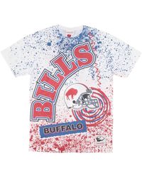 Mitchell & Ness - Tops ,Veelkleurig ,Katoen Buffalo Bills Nfl Team Tee - Lyst