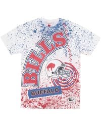 Mitchell & Ness - Tops ,Veelkleurig ,Katoen Buffalo Bills Nfl Team Tee - Lyst