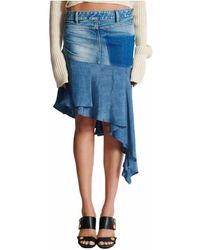 Balmain - Asymmetrische Midi-Rok - Lyst