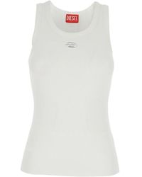 DIESEL - Tops ,Wit ,Katoen T-Anki-Od - Lyst
