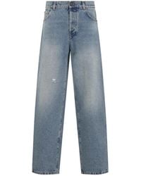 Moschino - Jeans ,Blauw ,Katoen Blauwe Jeans Voor Vrouwen Aw 25 - Lyst