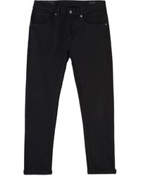 Dondup Slim Fit Jeans - - Heren - Zwart