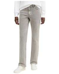 Michael Kors - Jeans ,Grijs ,Denim Stretch Denim Cigarette Jeans - Lyst