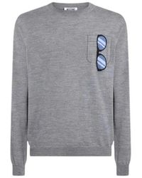 Moschino - Round-Neck Knitwear - Lyst
