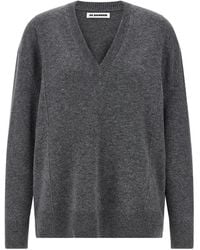 Jil Sander - V-Neck Knitwear - Lyst
