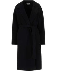 The Row - Jassen ,Zwart ,Belted Coats - Lyst