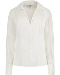Guess - Blusa blanca de algodón - Lyst