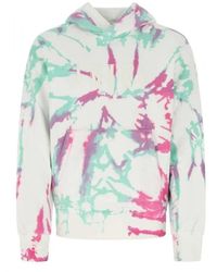 Amiri - Logo Tie Dye Hoodie Sweatshirt - Lyst