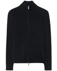Rrd - Truien & Vesten ,Blauw ,Polyester Velvet Rave Full Zip Knit - Lyst