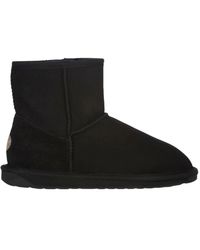 EMU - Schoenen ,Zwart ,Zwarte Mini Laarzen - Lyst