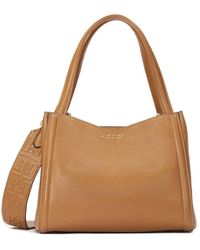 Kazar - Braune Weiche Lederhandtasche - Lyst