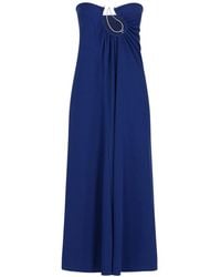 Christopher Esber - Rokken ,Blauw ,Polyester Paisley Rok Met Plooi - Lyst