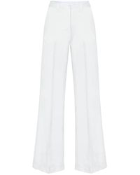 Aspesi - Witte Broek Riem Sluiting - Lyst