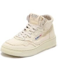 Autry - Mid Denim Schuhe Mit Vintage-Effekt - Lyst