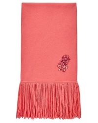 Roberto Cavalli - Antieke Sjaal Met Monogram Mirror Snake - Lyst