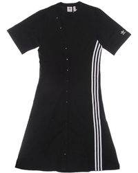 adidas - Long Tee Jurk - Lyst