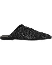 Dolce & Gabbana - Schwarze Mules Slides Hausschuhe Herren Flats Schuhe - Lyst