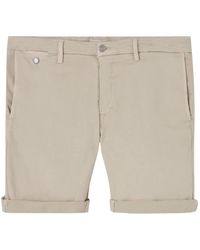 Replay - Baumwolle Gewaschene Bermuda Shorts - Lyst
