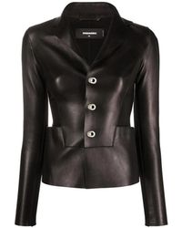 DSquared² - Leather Jackets - Lyst