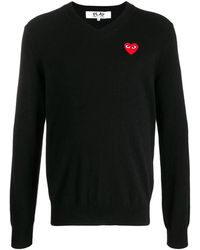 Comme des Garçons - Schwarzer pullover sweater - Lyst