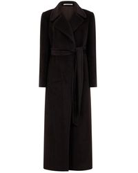 Tagliatore - Jassen ,Bruin ,Wol Melody Lange Jas - Lyst