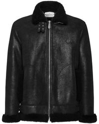 Philipp Plein - Shearling Leren Bikerjack - Lyst