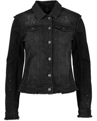 Monari Destroyed Jacket - Zwart