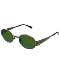 Gucci - Ssima Zonnebril Met Ovaal Montuur - Lyst
