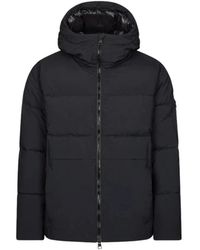 Dondup - Jassen ,Zwart ,Nylon Reguliere Popeline En Nylon Pufferjas - Lyst
