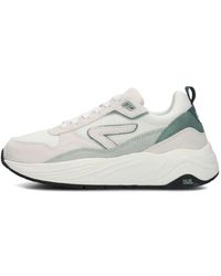 Hub - Weiße Chunky Sole Sneakers Für Frauen - Lyst