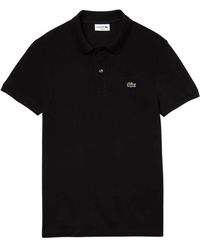 Lacoste - Tops ,Zwart ,Katoen Slim Fit L.12.12 Original Polo Shirt - Lyst