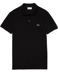 Lacoste - Tops ,Zwart ,Katoen Slim Fit L.12.12 Original Polo Shirt - Lyst