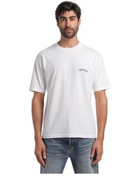Haikure - T-shirt girocollo mezza manica regular fit con stampa logo - Lyst