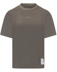 Satisfy - Tops ,Grijs ,Polyester Aura Lite T-Shirt - Lyst