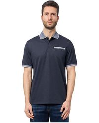 Bugatti - Blaue Polo T-Shirts Und Polos - Lyst