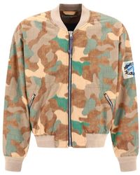 Acne Studios - Bomber jacket with camouflage print - Lyst