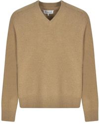 Maison Margiela - V-Neck Knitwear - Lyst