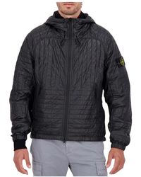 Stone Island - Leichte Kapuzenjacke Mit Primaloft-Isolierung - Lyst