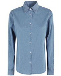 Aspesi - Denim Shirts - Lyst