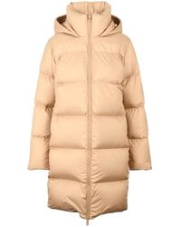 Tommy Hilfiger - Lange Daunenjacke Mit Reißverschluss - Lyst