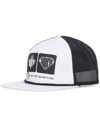 Iuter - Flache Schirm Trucker Cap Weiß - Lyst