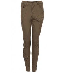 LA HAINE INSIDE US - Pantaloni slim fit con chiusura a zip e bottone - Lyst