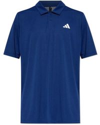adidas Originals - Fitness ,Blauw ,Polyester Club Tennis Polo Shirt - Lyst