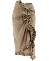 Dries Van Noten - Rokken ,Katoen Sina Midi Rok - Lyst