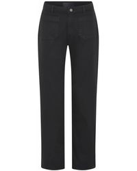 Cro - Jeans ,Zwart ,Denim Emma Dyed Denim Broeken - Lyst
