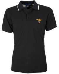 Aeronautica Militare - Basic baumwoll kurzarm polo shirt - Lyst
