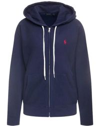 Ralph Lauren - Jersey Con Capucha Y Cremallera, Mujer, Talla - Lyst