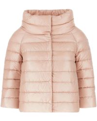 Herno - Jassen ,Roze ,Nylon Sofia Down Jacket - Lyst
