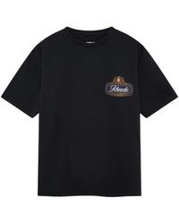 Rhude - Tops ,Zwart ,Katoen Safari Crest T-Shirt - Lyst