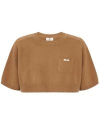 Elisabetta Franchi - Round-Neck Knitwear - Lyst
